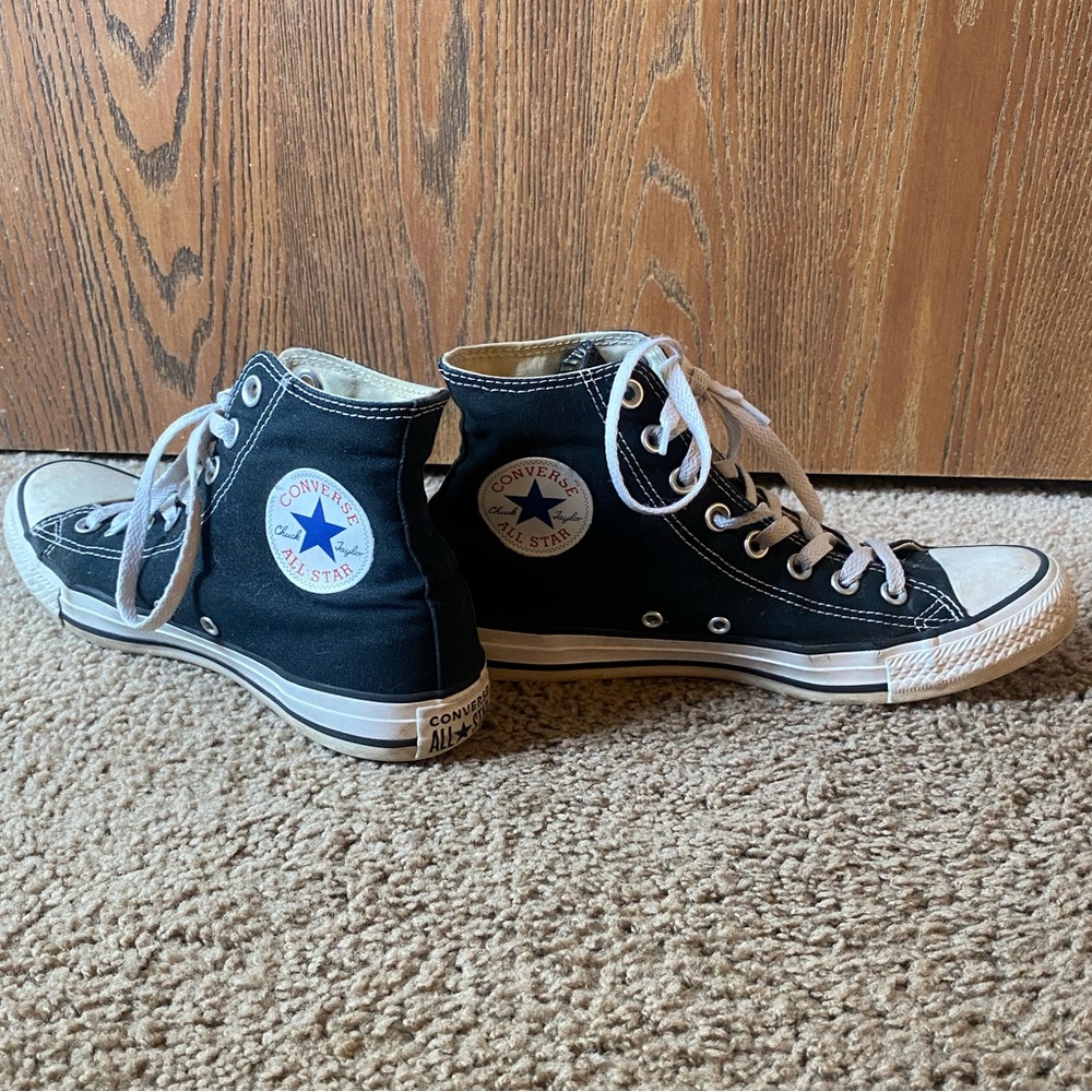 Black Hightop Converse